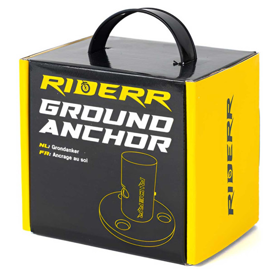 RiderR Ground Anchor Silver £39.99 Security - SKU 950/RR317 from RaceLeathers Motorcycle Clothing