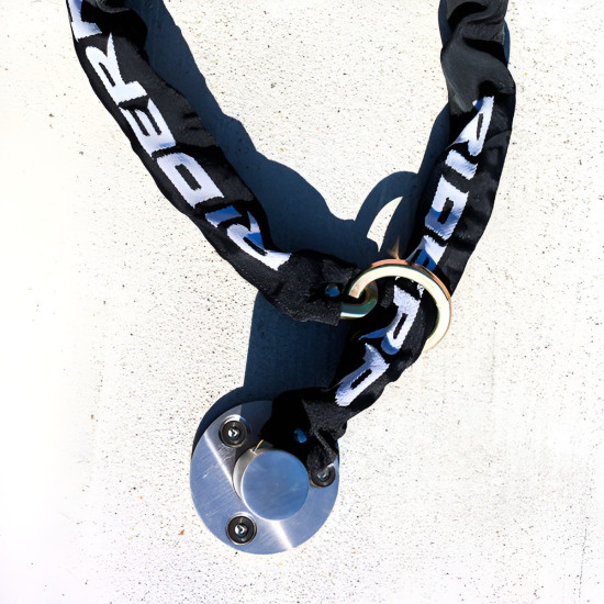 RiderR Ground Anchor Silver £39.99 Security - SKU 950/RR317 from RaceLeathers Motorcycle Clothing