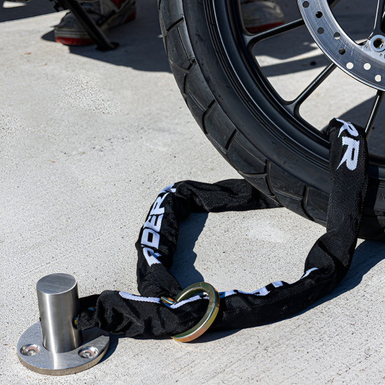 RiderR Hardened Chain Black £24.99 Security - SKU 950/RR318 from RaceLeathers Motorcycle Clothing