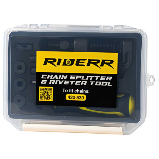 RiderR Motorcycle Chain Splitter Riveter Black £44.99 Tools - SKU 950/RR405 from RaceLeathers Motorcycle Clothing