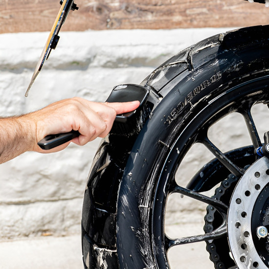 RiderR Tyre Brush £8.99 Tools - SKU 950/RR708 from RaceLeathers Motorcycle Clothing
