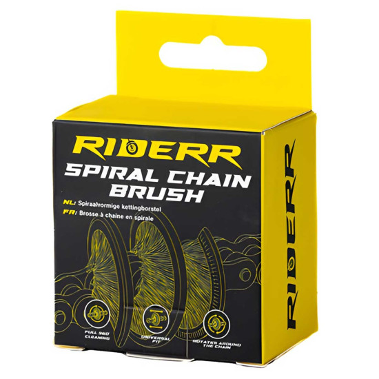 RiderR Spiral Motorcycle Chain Brush Yellow