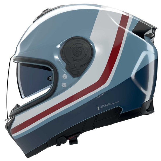 Nolan N80-8 Incline 352 Blue White Red £259.99 Full Face Helmets - SKU 550/880008553521 from RaceLeathers Motorcycle Clothing