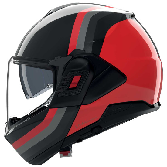 Nolan N120-1 Lineo 351 Black Red Grey