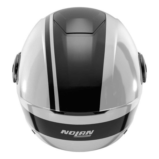 Nolan N20-2 Visor Dolce Vita 348 White Black £189.99 Open Face Helmets - SKU 553/220005893482 from RaceLeathers Motorcycle Clothing