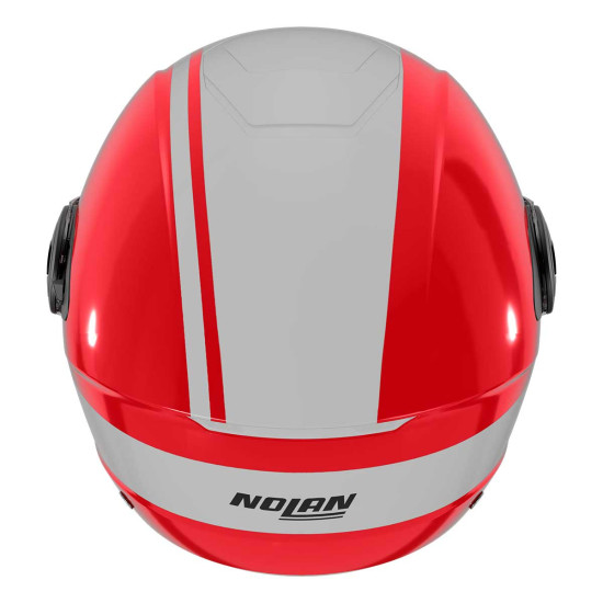 Nolan N20-2 Visor Dolce Vita 349 Red White £189.99 Open Face Helmets - SKU 553/220005893492 from RaceLeathers Motorcycle Clothing