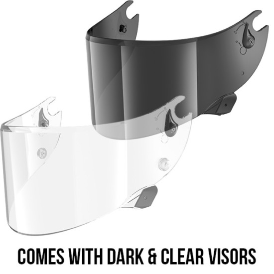 Shark Aeron Speed-Tech DWR Carbon White Red