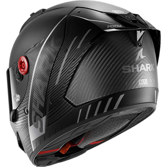 Shark Aeron Speed-Tech Matt DAK Matt Carbon Anthracite Black £759.99 Full Face Helmets - SKU 200/HE0120E/DAK1 from RaceLeathers Motorcycle Clothing