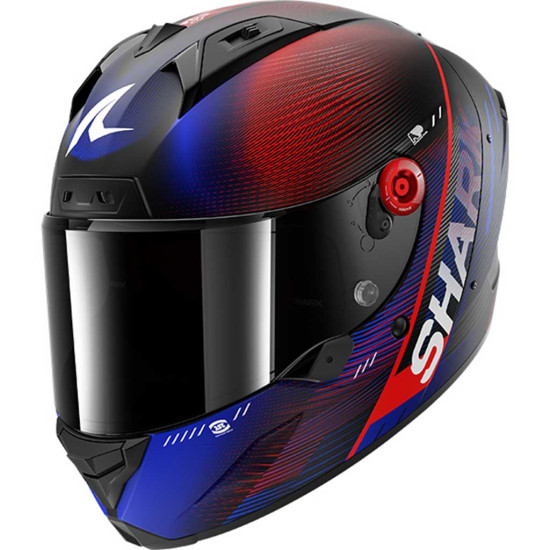 Shark Aeron Speed-Tech Matt DBR Carbon Blue Red