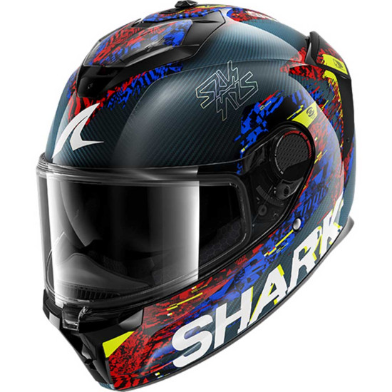 Shark Spartan GT Pro Carbon Speed-VIB DBR Carbon Blue Red
