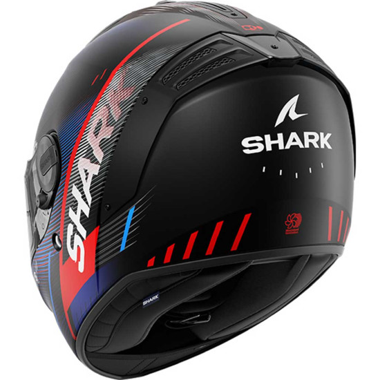 Shark Spartan RS Speed-Tech Matt KBR Black Blue Red £319.99 Full Face Helmets - SKU 200/HE8123E/KBR1 from RaceLeathers Motorcycle Clothing