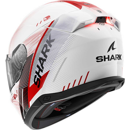 Shark Skwal I3 Speed-Tech WRK White Red Black £309.99 Full Face Helmets - SKU 210/HE0812E/WRK1 from RaceLeathers Motorcycle Clothing