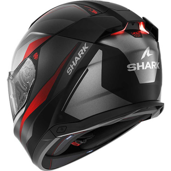 Shark Skwal I3 Mekarium Matt KAR Matt Black Anthracite Red £309.99 Full Face Helmets - SKU 210/HE0819E/KAR1 from RaceLeathers Motorcycle Clothing