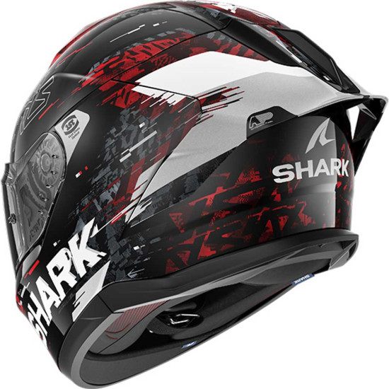 Shark Skwal Cup Speed-VIB KRS Black Red Silver £265.99 Full Face Helmets - SKU 210/HE6510E/KRS1 from RaceLeathers Motorcycle Clothing