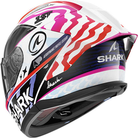 Shark Skwal Cup Speed-Fancy WKO White Black Orange £265.99 Full Face Helmets - SKU 210/HE6514E/WKO1 from RaceLeathers Motorcycle Clothing