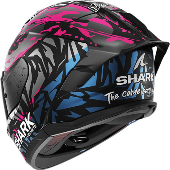 Shark Skwal Cup Redding Matt KVB Matt Black Violet Blue £299.99 Full Face Helmets - SKU 210/HE6531E/KVB1 from RaceLeathers Motorcycle Clothing