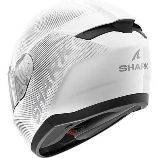 Shark Ridill 2 SP Lyne WSS White Silver £169.99 Full Face Helmets - SKU 210/HE1102E/WSS1 from RaceLeathers Motorcycle Clothing