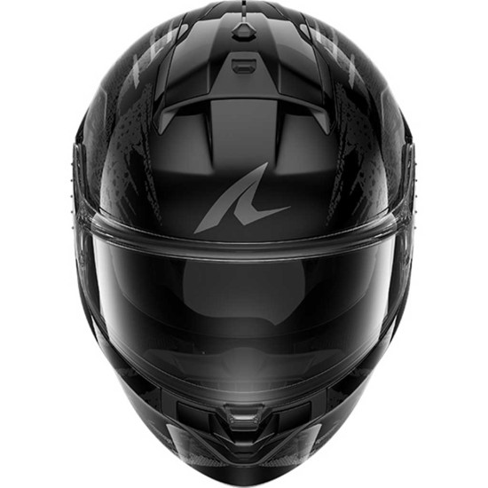 Shark Ridill 2 Reptaia KAS Black Anthracite Silver £179.99 Full Face Helmets - SKU 210/HE1112E/KAS1 from RaceLeathers Motorcycle Clothing