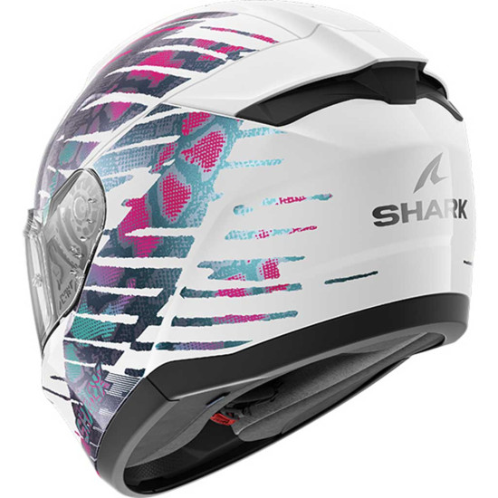 Shark Ridill 2 Reptaia WVX White Violet Pearl £179.99 Full Face Helmets - SKU 210/HE1112E/WVX1 from RaceLeathers Motorcycle Clothing