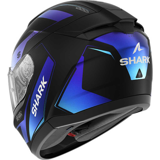Shark Ridill 2 Mekarium Matt KBB Matt Black Blue £179.99 Full Face Helmets - SKU 210/HE1117E/KBB1 from RaceLeathers Motorcycle Clothing
