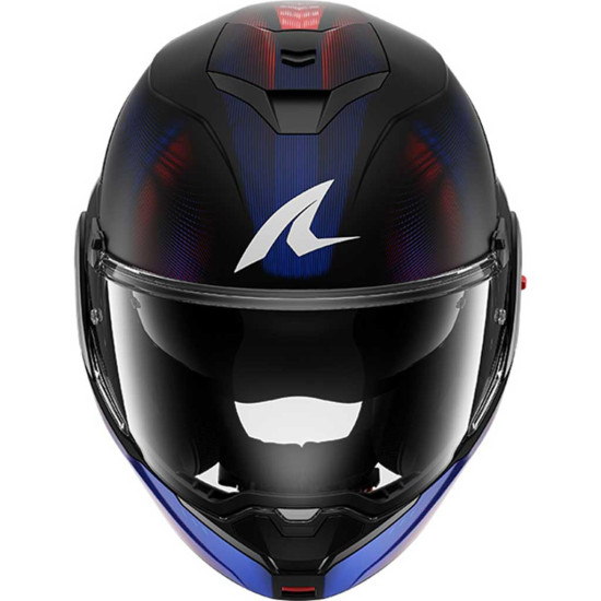 Shark OXO Speed-Tech Matt KBR Matt Black Blue Red £360.99 Flip Front Motorcycle Helmets - SKU 235/HE8709E/KBR1 from RaceLeathers Motorcycle Clothing