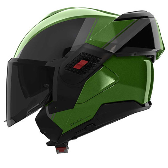 Nolan N120-1 Vern Verniciatura Speciale 354 Green Grey Black £379.99 Flip Front Motorcycle Helmets - SKU 551/1F0007303541 from RaceLeathers Motorcycle Clothing
