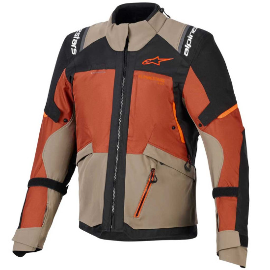 Alpinestars Andes V4 Drystar Jacket Walnut Rust Black