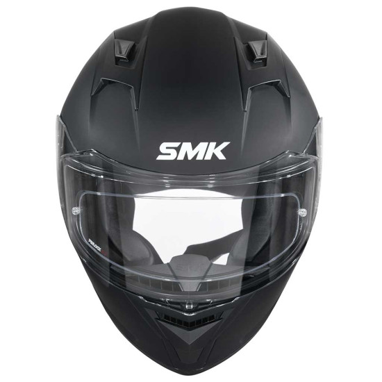 SMK Stellar Unicolour Matt Black £74.99 Full Face Helmets - SKU 750/100005432101 from RaceLeathers Motorcycle Clothing