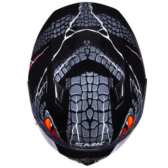 SMK Stellar Taotei Black Red White £84.99 Full Face Helmets - SKU 750/100005825401 from RaceLeathers Motorcycle Clothing
