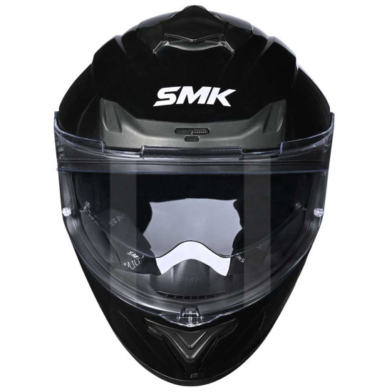 SMK Typhoon Unicolour Black £89.99 Full Face Helmets - SKU 750/100006648101 from RaceLeathers Motorcycle Clothing