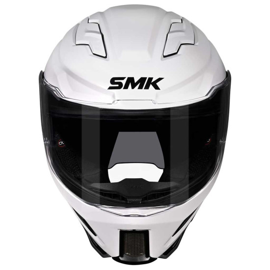 SMK Agnar Unicolour White £99.99 Full Face Helmets - SKU 750/100006794801 from RaceLeathers Motorcycle Clothing