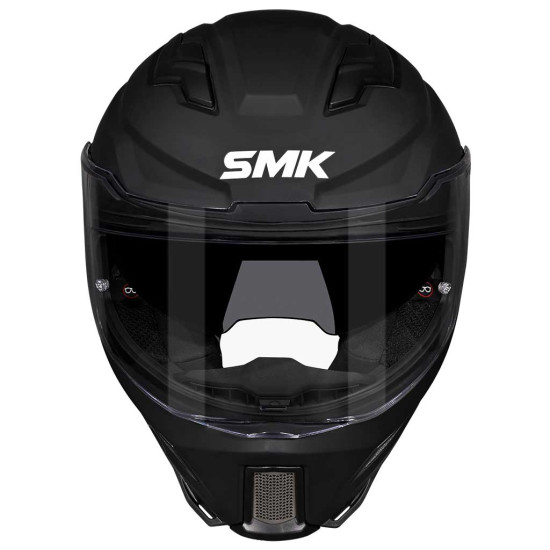 SMK Agnar Unicolour Matt Black £99.99 Full Face Helmets - SKU 750/100006794201 from RaceLeathers Motorcycle Clothing