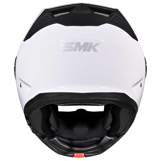 SMK Gullwing Unicolour White £99.99 Flip Front Motorcycle Helmets - SKU 751/100008477101 from RaceLeathers Motorcycle Clothing