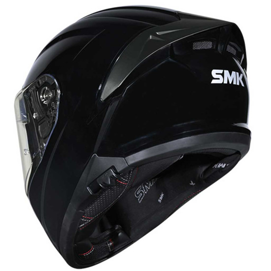 SMK Gullwing Unicolour Black £99.99 Flip Front Motorcycle Helmets - SKU 751/100008423501 from RaceLeathers Motorcycle Clothing