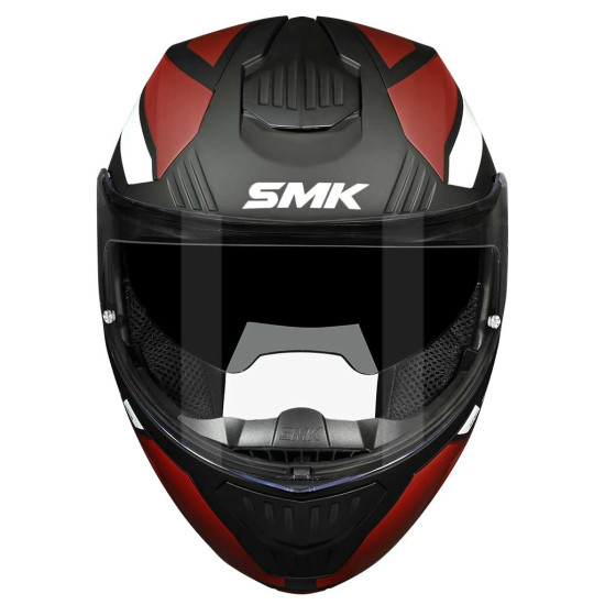 SMK Gullwing V2 Sonic Matt Black Grey Red £109.99 Flip Front Motorcycle Helmets - SKU 751/100010213601 from RaceLeathers Motorcycle Clothing