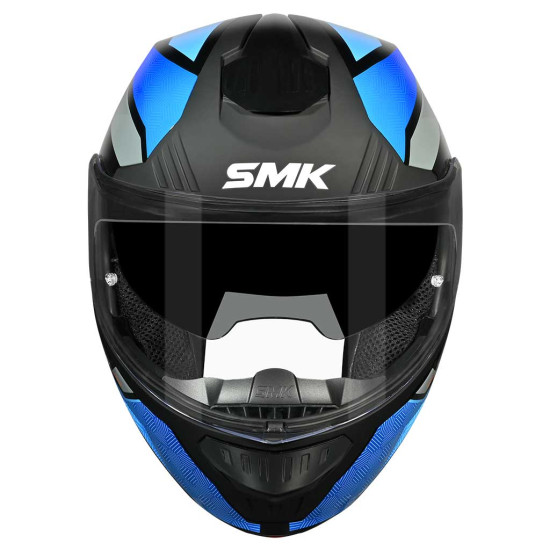 SMK Gullwing V2 Sonic Black Blue Grey £109.99 Flip Front Motorcycle Helmets - SKU 751/100010214401 from RaceLeathers Motorcycle Clothing