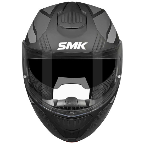 SMK Gullwing V2 Sonic Matt Black Anthracite £109.99 Flip Front Motorcycle Helmets - SKU 751/100010215201 from RaceLeathers Motorcycle Clothing