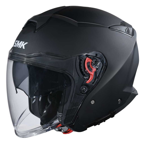 SMK GTJ Unicolour Matt Black £74.99 Open Face Helmets - SKU 752/100006458301 from RaceLeathers Motorcycle Clothing