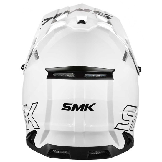 SMK Allterra Unicolour White £74.99 Off Road Helmets - SKU 753/100005969901 from RaceLeathers Motorcycle Clothing