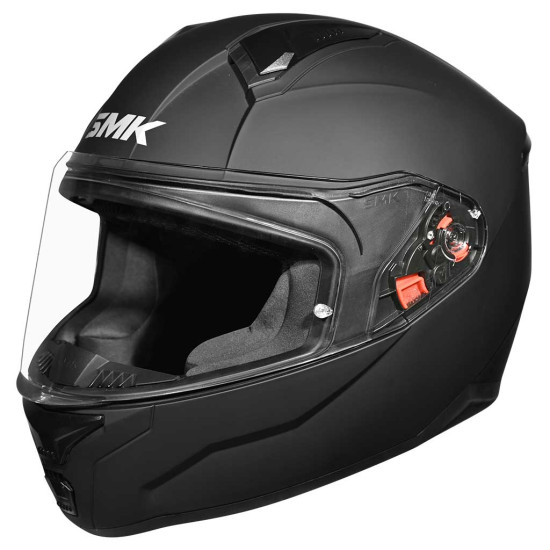 SMK Bionic Kids Unicolour Matt Black £69.99 Childrens Helmets - SKU 750/100006656602 from RaceLeathers Motorcycle Clothing