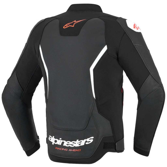 Alpinestars GP Force V2 Leather Jacket Black White