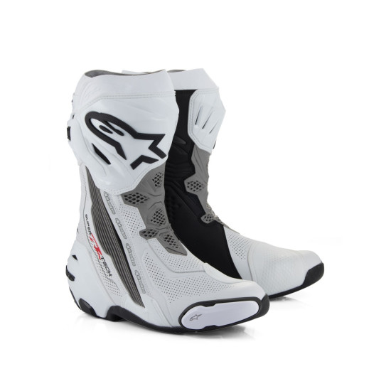 Alpinestars Supertech R Vented White Mid Grey Black