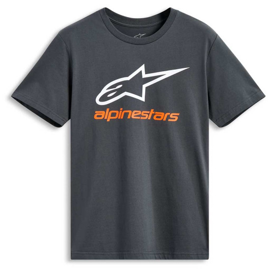 Alpinestars Always 2.0 CSF Tee Charcoal White Orange £28.49 Casual Wear - SKU 12147310618242XL from RaceLeathers Motorcycle Clothing