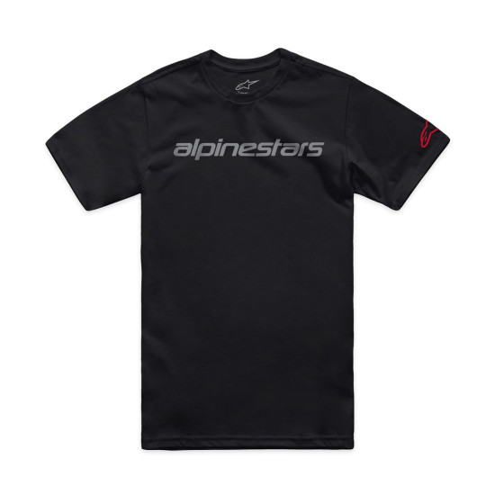 Alpinestars Linear Wordmark 2.0 CSF Tee Black Grey Red £28.49 Casual Wear - SKU 1214731101132XL from RaceLeathers Motorcycle Clothing