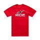 Alpinestars Ride 4.0 Camo CSF Tee Red White Black