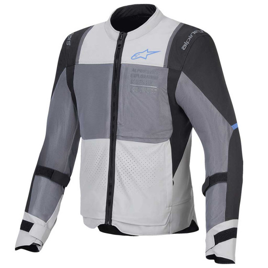 Alpinestars ST-2 Air Jacket Ice Grey Dark Grey Black £180.49 Mens Motorcycle Jackets - SKU 320122591912XL from RaceLeathers Motorcycle Clothing
