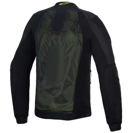 Alpinestars Troop-Air Jacket Black Yellow Fluo £189.99 Mens Motorcycle Jackets - SKU 33012251682XL from RaceLeathers Motorcycle Clothing