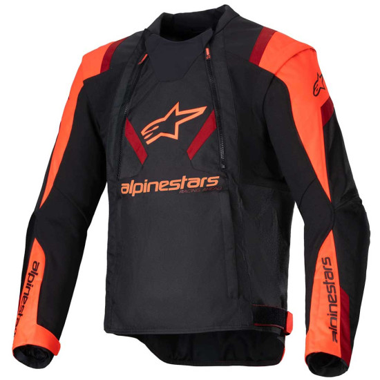 Alpinestars T-Stunt Air Jacket Black Red Fluo Dark Red £275.49 Mens Motorcycle Jackets - SKU 330182513652XL from RaceLeathers Motorcycle Clothing