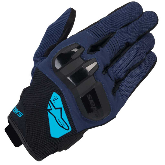 Alpinestars Chrome V2 Gloves Dark Blue Hawaiian Ocean £52.24 Mens Motorcycle Gloves - SKU 356092571982XL from RaceLeathers Motorcycle Clothing