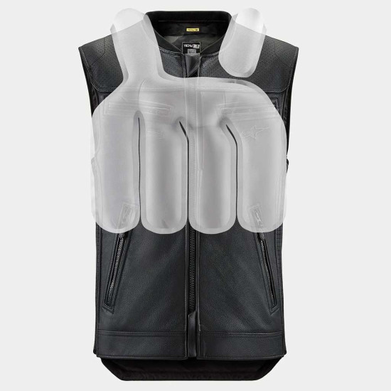 Alpinestars Tech-Air 3 V2 Leather System Black £645.99 Body Armour - SKU 6505225102XL from RaceLeathers Motorcycle Clothing